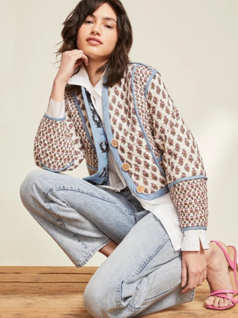 Veronica Beard Kamila Reversible Floral Jacket XS/S